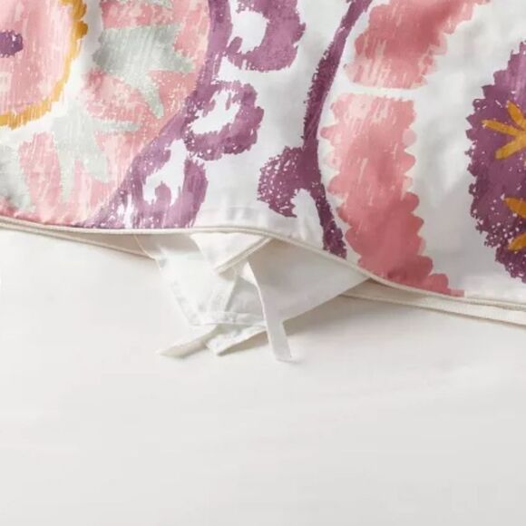 Suzani Print Duvet Cover and Sham Set - Threshold -purple - Picture 5 of 5